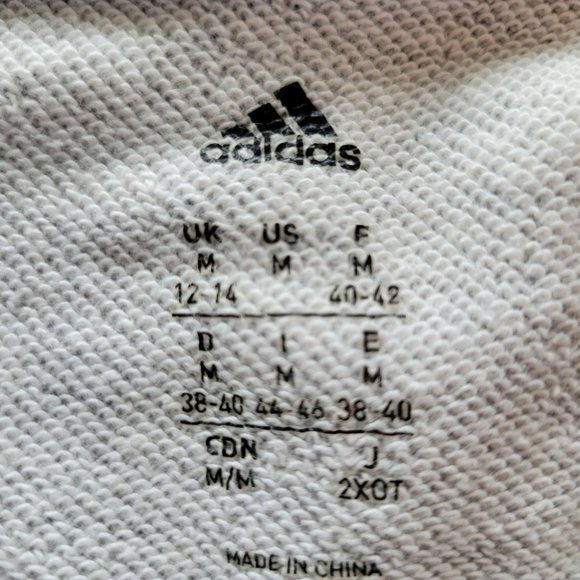 Womans Size Medium Adidas Gray Sweatshirt - Picture 4 of 4